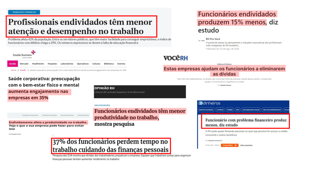 Pesquisas saúde mental nas finanças pessoais