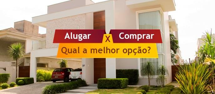 Alugar ou comprar imóvel