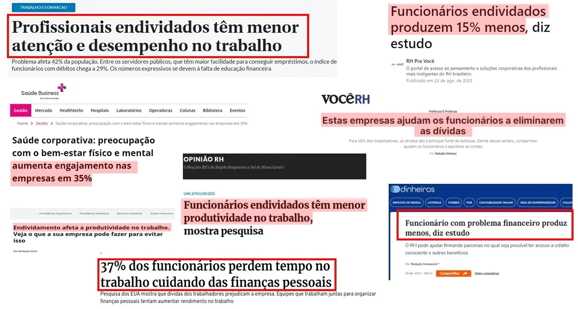 Treinamentos 2 pesquisas baixo desempenho dos inadimplentes